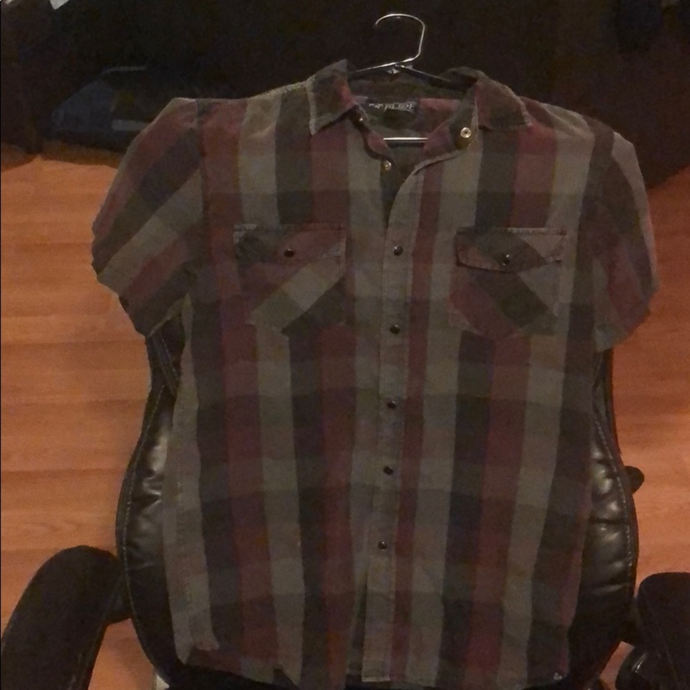 RUDE Flannel Button Down